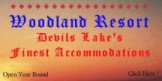 Woodland Resort Devils Lake North Dakota Web site