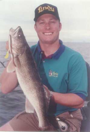 Walleyes INC pro Sam Anderson release another fine walleye to fight again